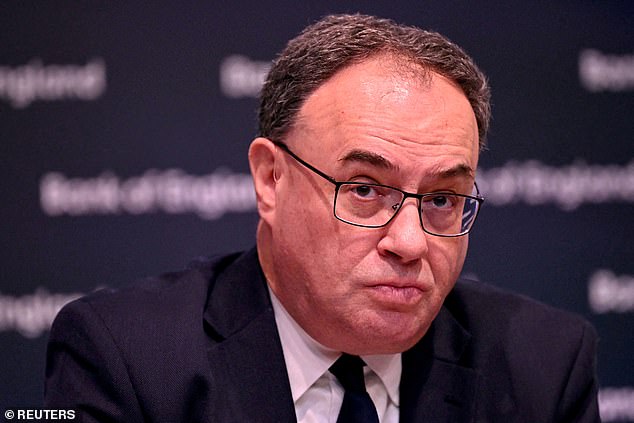 Bank of England Governor Andrew Bailey told MPs last week that the end of rate hikes was now 'much closer' - but also warned that borrowing costs could still rise due to high inflation.