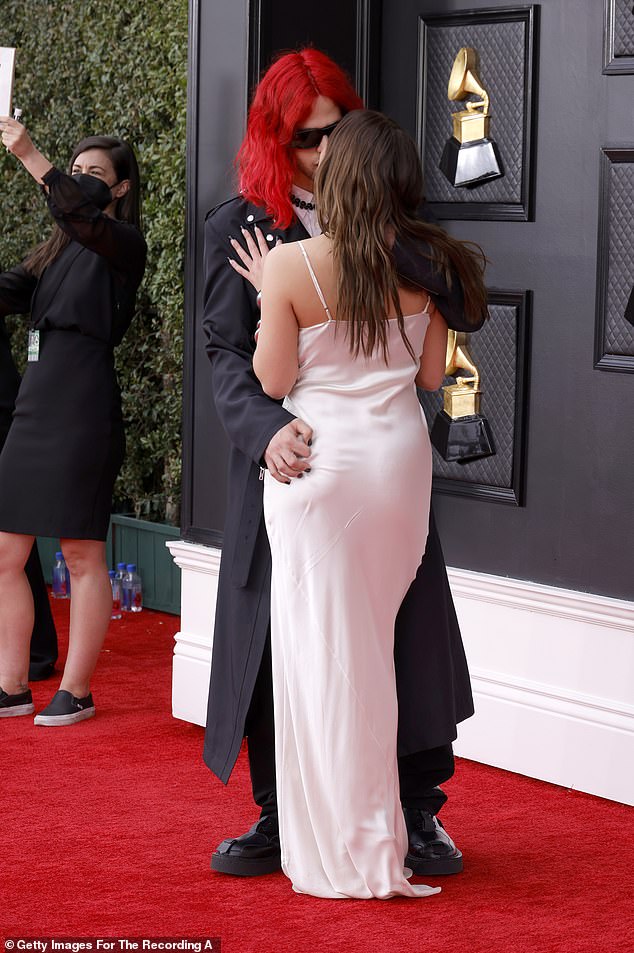 Couple Goals: The high-profile couple made their red carpet debut at the 64th Annual Grammy Awards;  seen in April 2022