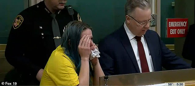 Krebs' bond was set at $750,000 and she appeared visibly distressed during her bond hearing in December 2022