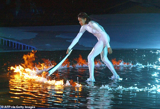 Freeman was honored on the same day she lit the Olympic flame at Sydney Stadium to start the 2000 Olympic Games