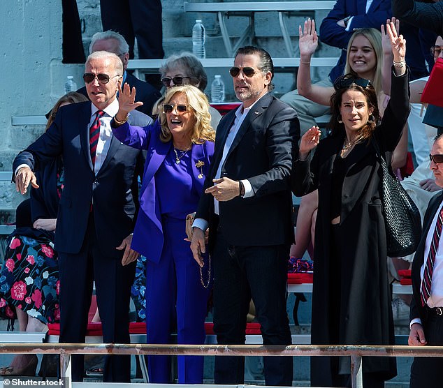 Biden last attended the university's commencement ceremony in May, along with recently indicted son Hunter