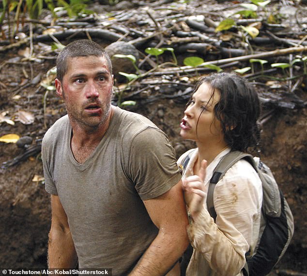 Pictured: Matthew Fox (L) in a scene from the TV classic Lost, which ran from 2004-2010