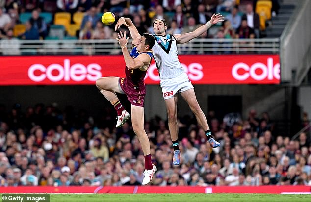 Finlayson, pictured right, played in the club's qualifying final against the Brisbane Lions but has been ruled out for the knockout match against GWS