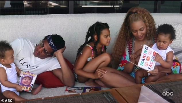 Family first: Beyonce and Jay-Z, 53, have three children together: Blue Ivy, 11, and twins Rumi and Sir, six