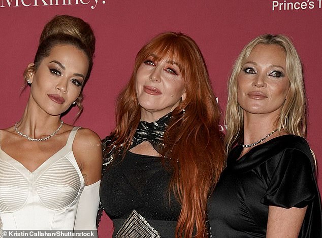 Friends: Rita, Charlotte and Kate are pictured in April