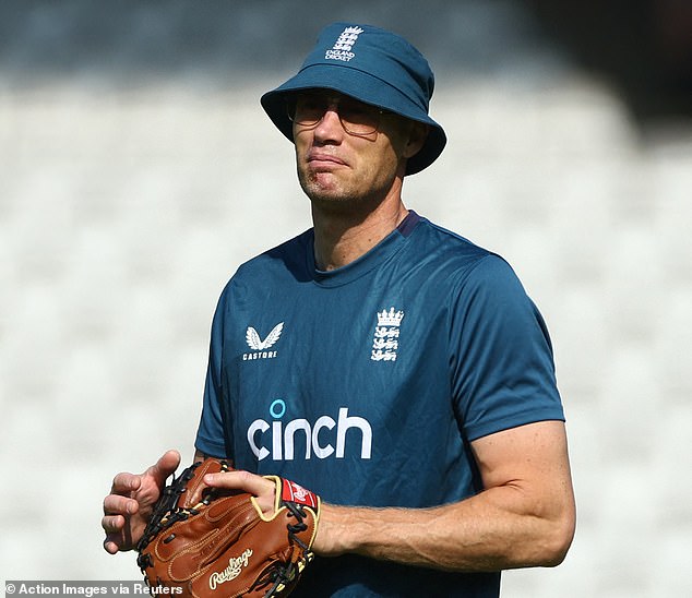 Flintoff (pictured) has also been praised by fast bowler Chris Woakes, who said: 'To pick his brain and chat some rubbish with him in the dressing room is actually surreal.  It is awesome!'