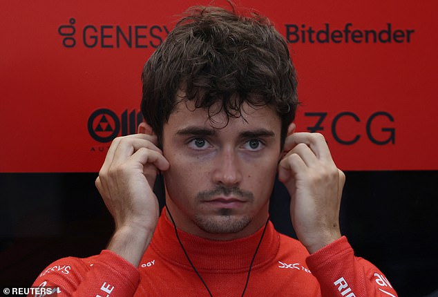 Ferrari driver Charles Leclerc drove the fastest during the first free practice of the Singapore Grand Prix