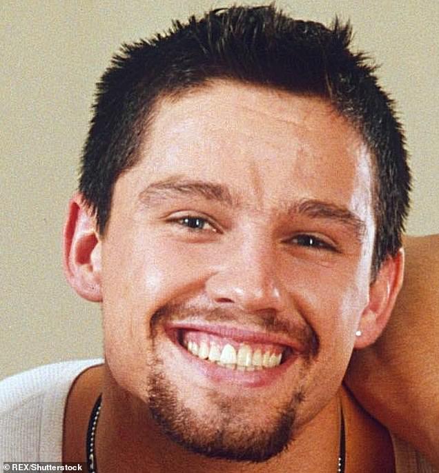 Cheese!  Jason is seen in a cheeky shoot with Take That in 1992