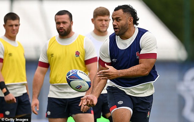 Billy Vunipola (right) makes the bench after returning from a two-match suspension for a high tackle against Ireland last month