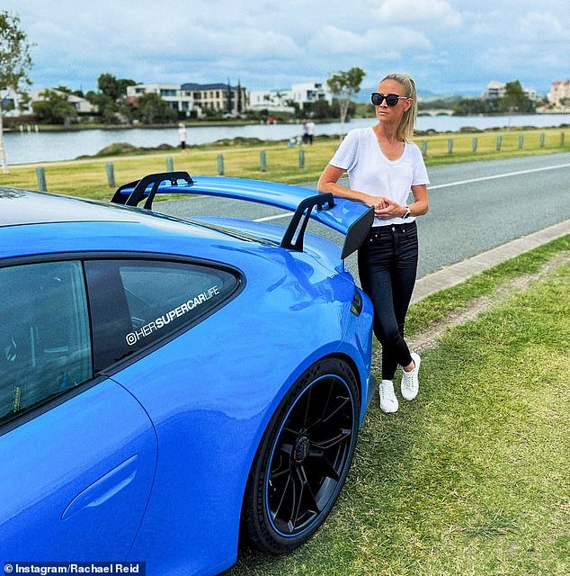 The Porsche is featured on Ms Reid's highly successful Her Supercar Life Instagram account, who has just set up her own company