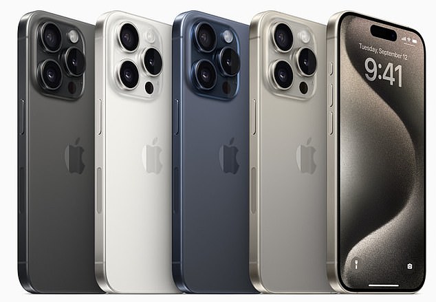 Apple debuted the iPhone 15 Pro and iPhone 15 Pro Max on Tuesday, designed with aerospace-grade titanium that is strong yet lightweight, making it Apple's lightest Pro models ever