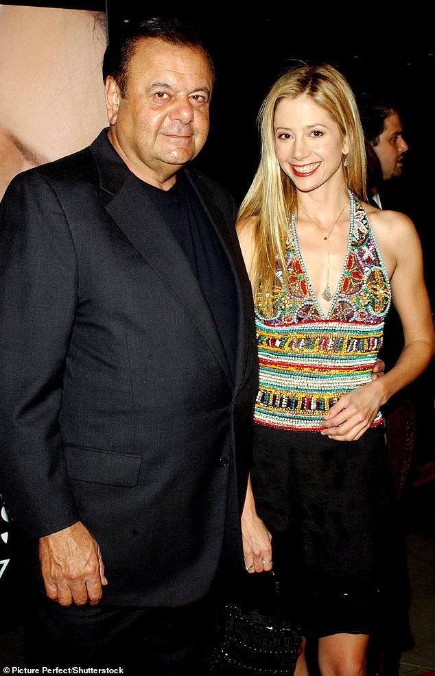 So much pain: Mira's father Paul Sorvino passed away in 2022 at the age of 83, and Mira admitted that her grief is still very raw.  Seen in 2002