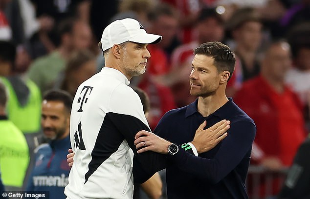 Thomas Tuchel (left) shared the win with visiting head coach Xabi Alonso on Friday evening