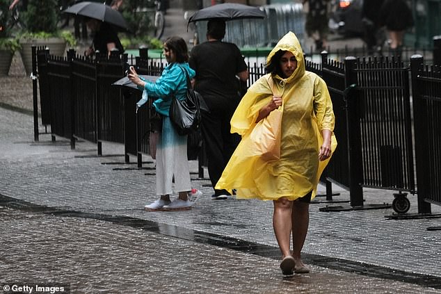 For starters, if you're looking for fresh air, there's no better time to go for a walk than on a rainy day, as rain improves air quality (Stock Image)