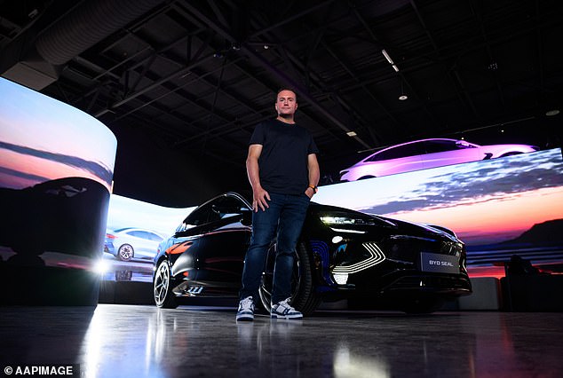 Luke Todd (pictured), CEO of EVDirect which represents BYD, says the company's 'maverick' style approach to its marketing has paid off as more Australians start to take notice of their cars