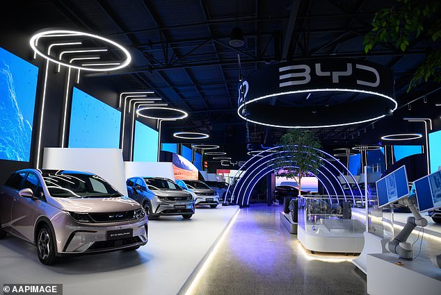 BYD launched its first electric car, the Atto 3, in Australia last August, claiming the title of the country's second most popular electric car brand