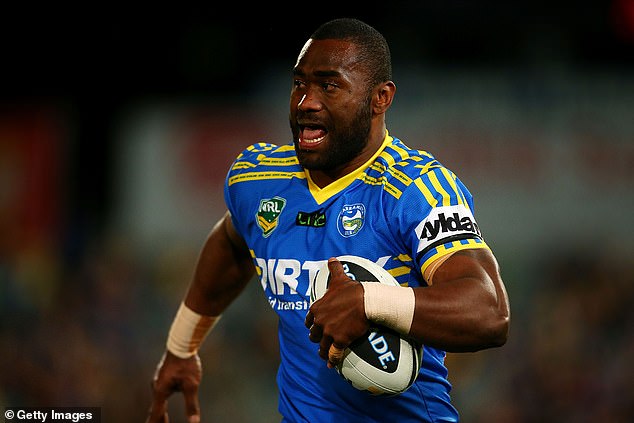 Semi Radradra had an astonishing strike rate in the NRL with the Eels, scoring 82 tries in 94 games