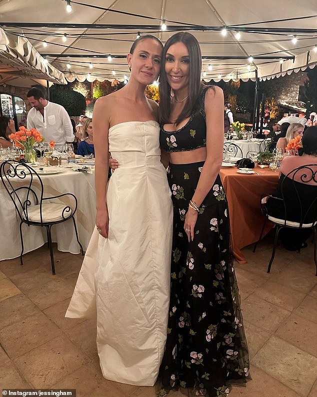 Several guests celebrated the happy occasion on Instagram, including cousin Jess Ingham (right) who did not attend Tamie or Johnny's wedding due to scheduling conflicts