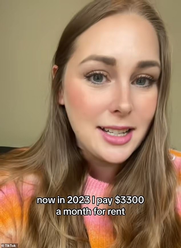 In just over a decade, her rent has risen from $700 a month to $3,300, and she also has higher utility bills and higher student debt.