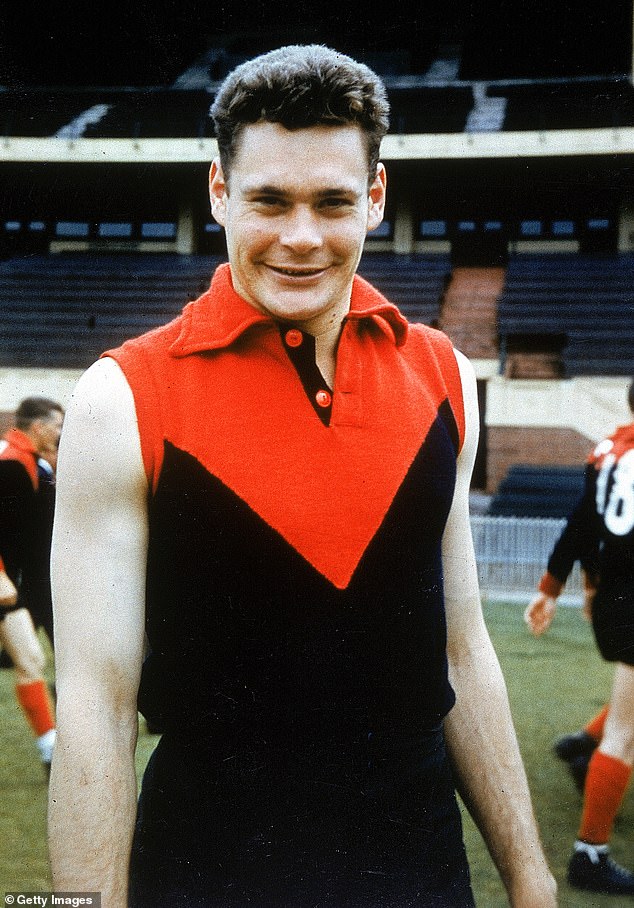 Barassi was a huge figure in Aussie Rules football and was the first player to be inducted into the Hall of Fame as a legend