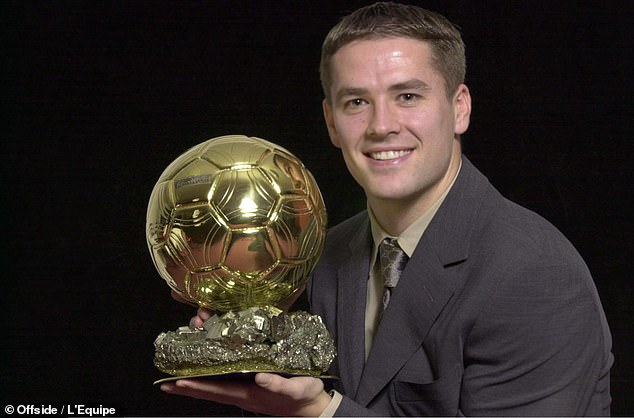 An English player has not won the Ballon d'Or since Michael Owen earned the award in 2001