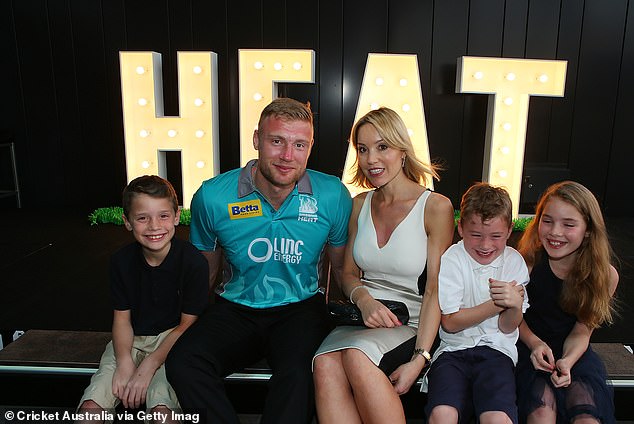 Flintoff (pictured here in 2014) has been a teetotaler for almost a decade