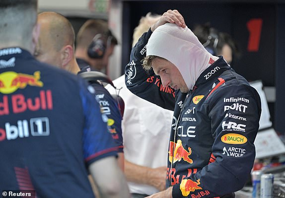 Formula 1 F1 - Singapore Grand Prix - Marina Bay Street Circuit, Singapore - September 16, 2023 Red Bull's Max Verstappen during training REUTERS / Caroline Chia