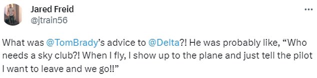 Furious Delta passengers went to X and blamed Tom Brady for the controversial changes