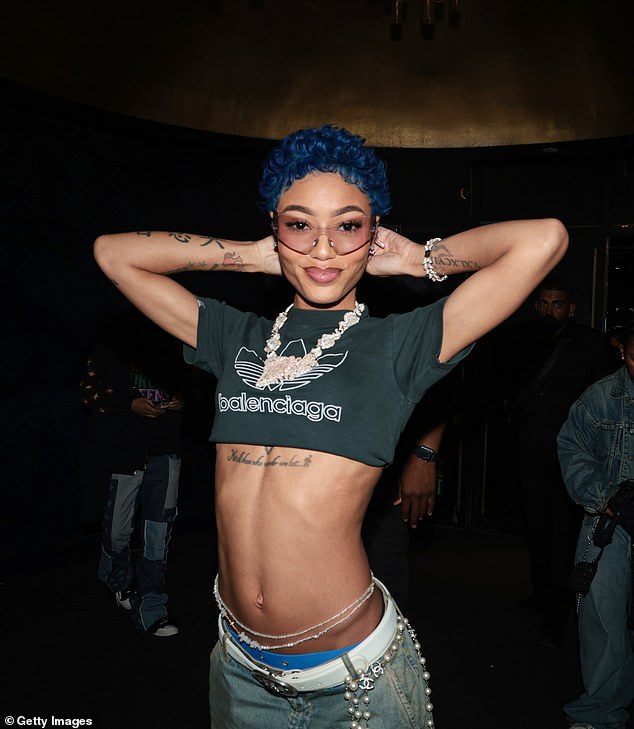 Abs for days: Coi Leray showed off her amazing abs at Diddy's party