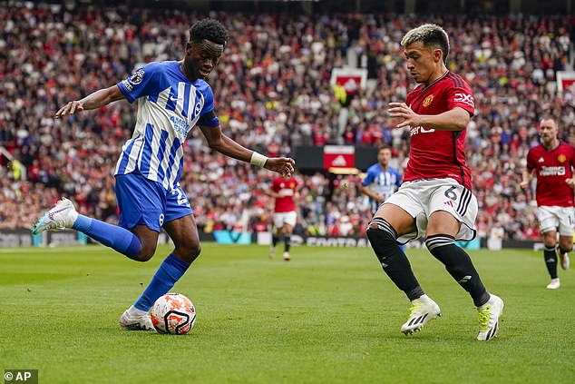 Brighton showed their tireless eye for talent with the inclusion of Simon Adingra (left) in the squad