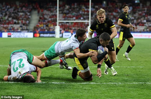 Wales No. 8 Taulupe Faletau came over to seal a bonus point with the final play of the match