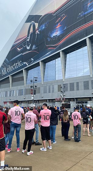 Messi jerseys were everywhere except on the pitch itself in Atlanta