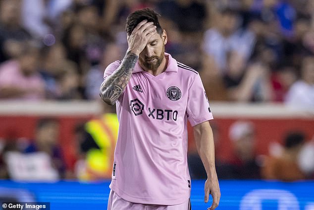 Messi will miss an Inter Miami match for the first time since arriving in the United States