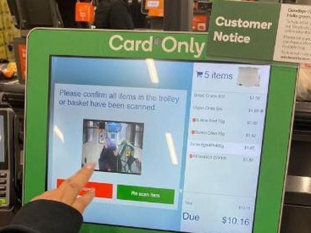 Many customers have taken to social media to express their frustration (photo: a Woolworths self-service checkout)