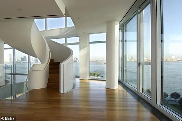 In 2009, it splashed out on this three-story apartment in the Meier Towers building in New York
