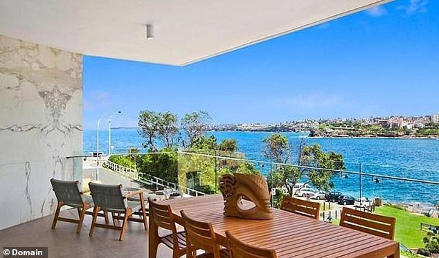 In 2016, they bought this oceanfront apartment in Bondi Beach for $5.9 million