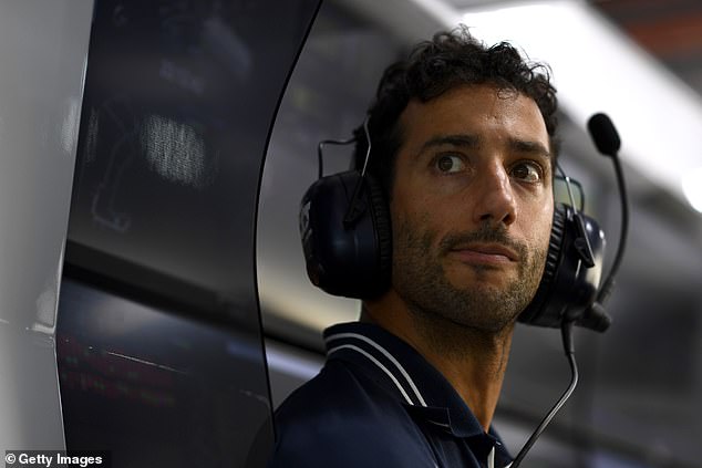 Daniel Ricciardo, who is currently injured, watched as his replacement Liam Lawson performed impressively at the Singapore Grand Prix