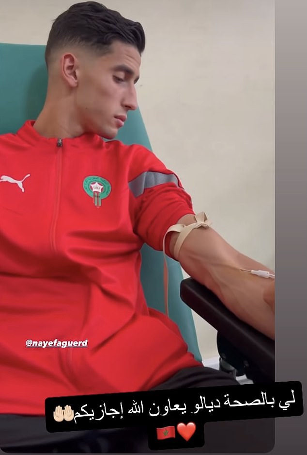 West Ham defender Nayef Aguerd is campaigning for support for Morocco