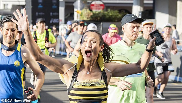 Marathon race director Wayne Larden said organizers have placed an additional 'hydration station' and three ice stations in the middle of the course to help athletes cope with the rising heat