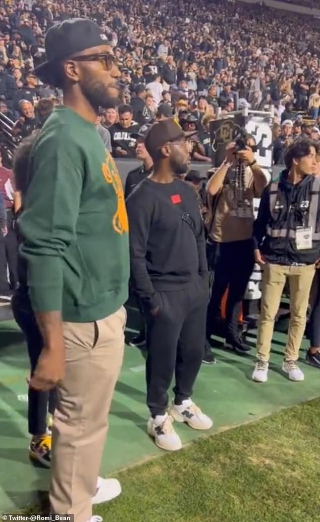 And Kawhi Leonard looked relaxed as he stood on the sideline before the game started