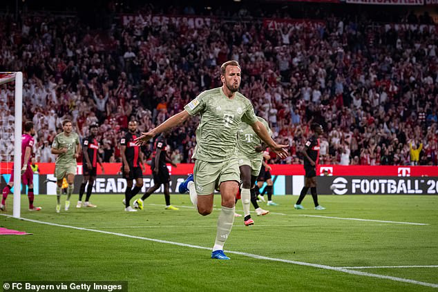 Scoring has not been a problem for Kane at Bayern so far and he scored the opening goal in Friday night's 2-2 draw against Bayer Leverkusen.