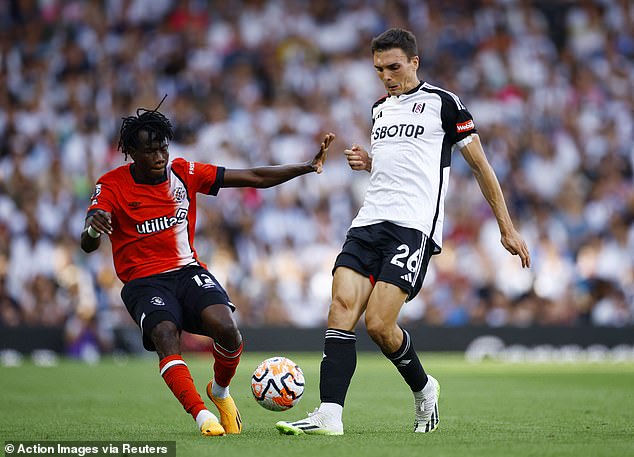 With all their focus on signing Kane, Bayern missed out on Fulham's Joao Palhinha (right)