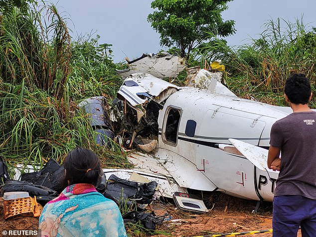 The plane crashed in heavy rain, the governor of Amazonas state confirmed