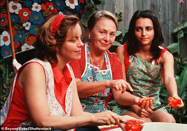 Pia revealed that it was her Alibrandi co-star Greta Scacchi who forced her to cancel the trip.  Pictured in the film with actresses Greta Scacchi (left) and Elena Cotta