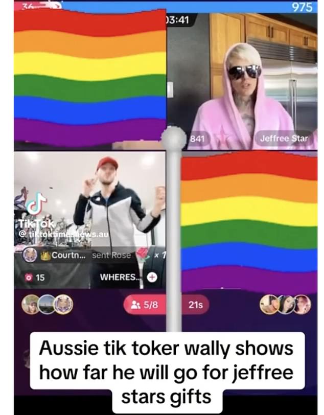 Walid Assaad has been seen dancing wildly on TikTok livestreams to entertain Jeffree Star