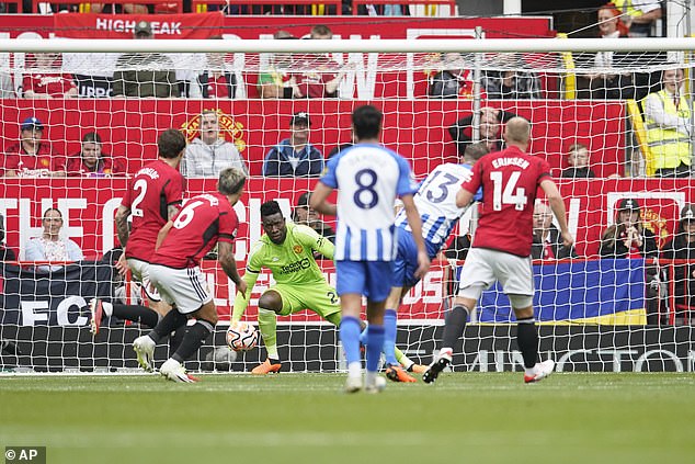 Gross fired in after half-time to give the away side a 2-0 lead after Danny Welbeck got the opener against his old club after just 20 minutes