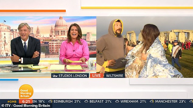 'She's married!': But she still has plenty of admirers, as was proven in June when Susanna Reid had to jump in during Laura's weather report after being asked out on a date by a fan on GMB