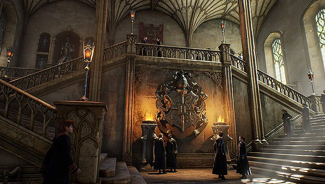 Twists and turns: Players can explore the labyrinthine corridors of Hogwarts, the most prestigious wizarding school from JK Rowling's Harry Potter series