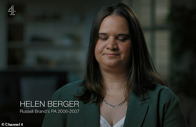 Ms. Berger described Brand as a “narcissist,” whose “favorite subject was him.”  She also claimed he was 