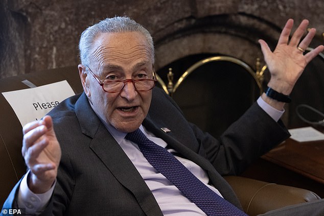 “Senators can choose what they wear on the Senate floor.  I will continue to wear a suit,” Schumer said